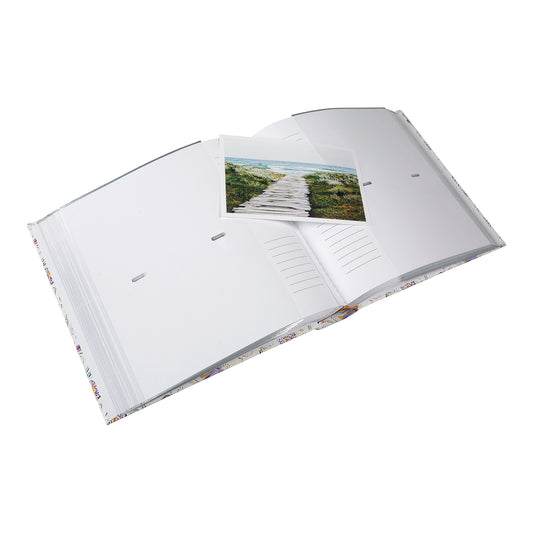 Orkide Beyaz Fotoğraf Albümü – 200 Fotoğraf Kapasiteli, 10x15 - 23x23cm