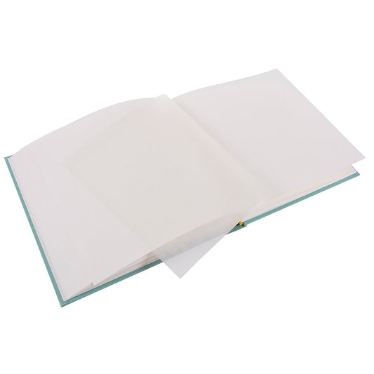 Fotoğraf Albümü – Bella Vista | Keten Kapak | 25x25 cm - Su Yeşili