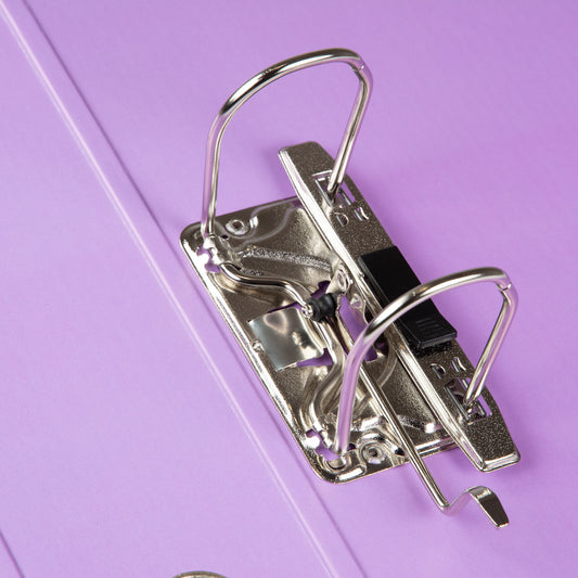 Insignia Dark A4 Evrak Klasörü – Gold Yaldızlı, 8cm Geniş, Halka Mekanizmalı