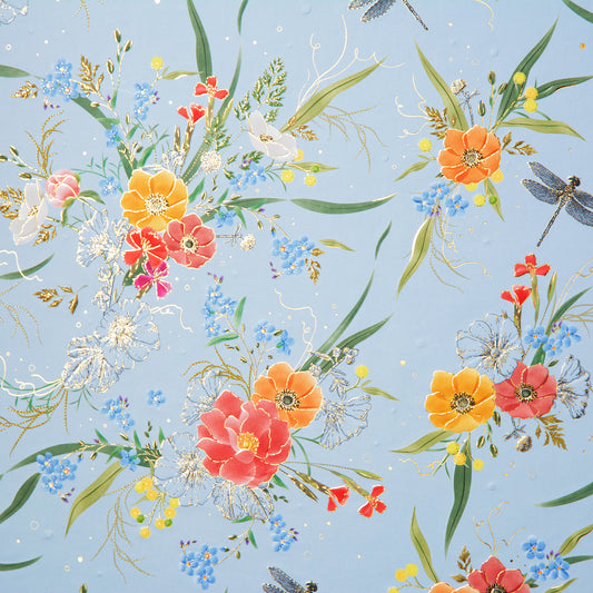 Goldbuch Verano A5 Notebook – 200 Pages, 100 gsm Blank Gold Embossed Turnowsky Design