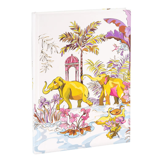 Goldbuch Insignia Light A5 Notebook – 200 Pages, 100 gsm, Gold/Silver Embossed