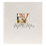 Wedding Photo Album – Mr. & Mrs. | 30x31 cm, 60 Pages,Silver Embossed Print