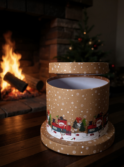 STAR Matrioska Holiday Train Nesting Boxes – 9 PCS Different Size