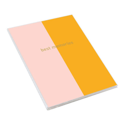 Fotoğraf Albümü – Coloration | 10x15 cm, 32 Fotoğraf, Altın Yaldızlı Yumuşak Kapak (3 Seçenek)