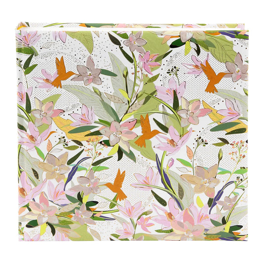 Goldbuch Memo Fotoğraf Albümü – Royal Lilly White, 23x23 cm, Zarif Çiçek Tasarımlı, 200 Fotoğraf Kapasiteli