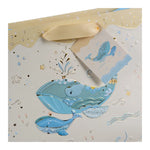 Blue Whale Hediye Çantası - 27×13×27 cm | Karton | Turnowsky Tasarım