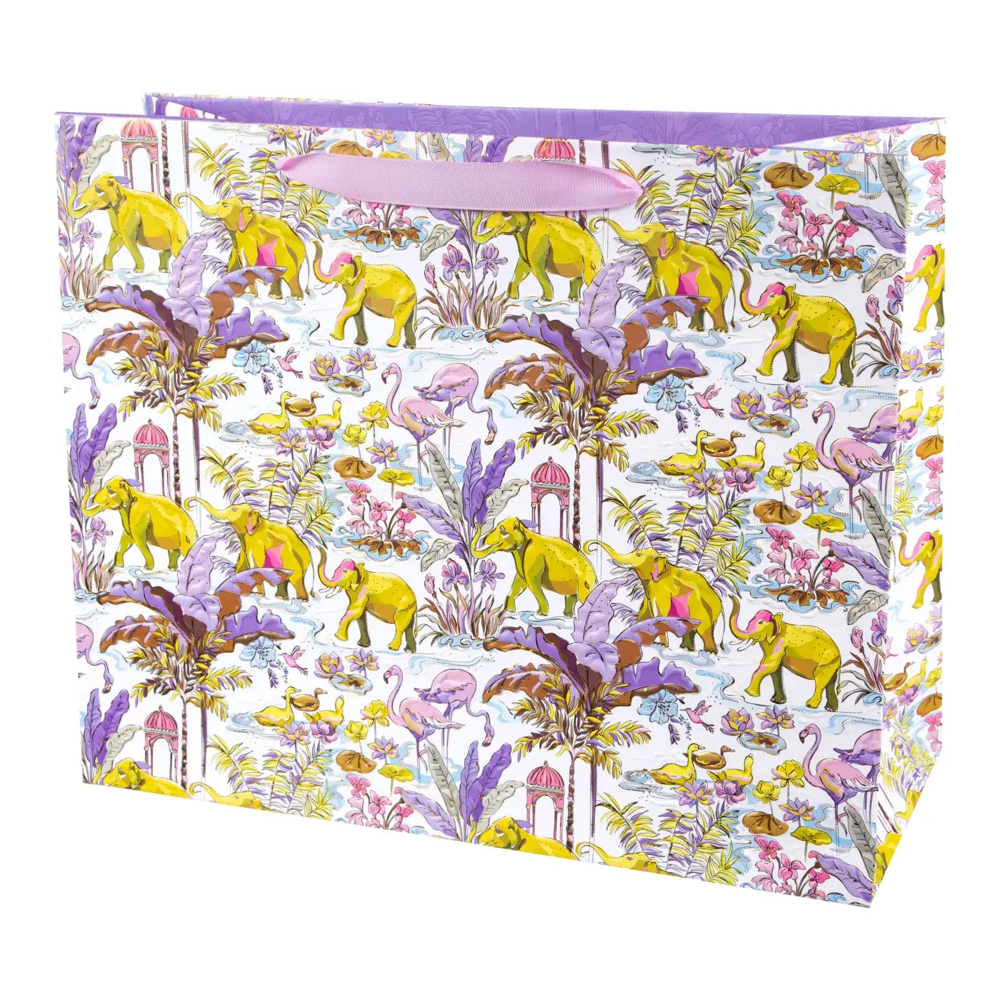 Karton Hediye Çantası – Insiginia Light | 27x13x33 cm | Gold Yaldızlı Lüks Tasarım