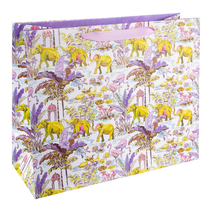 Karton Hediye Çantası – Insiginia Light | 27x13x33 cm | Gold Yaldızlı Lüks Tasarım