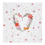 Floral Embrace Yapıştırmalı Anı Albümü - 60 Beyaz Sayfa | 30x31 cm