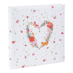 Floral Embrace Yapıştırmalı Anı Albümü - 60 Beyaz Sayfa | 30x31 cm