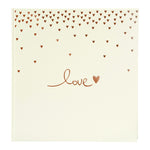 Raining Hearts Düğün Fotoğraf Albümü - Yapıştırmalı | 30x31 cm | 60 Sayfa Pergamin Aralıklı