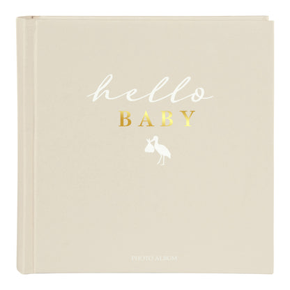 Goldbuch Fotoğraf Albümü – Hello Baby | Poşetli 10x15 cm, 200 Fotoğraf - Kırık Beyaz