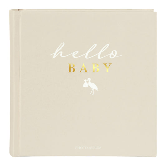 Goldbuch Fotoğraf Albümü – Hello Baby | Poşetli 10x15 cm, 200 Fotoğraf - Kırık Beyaz