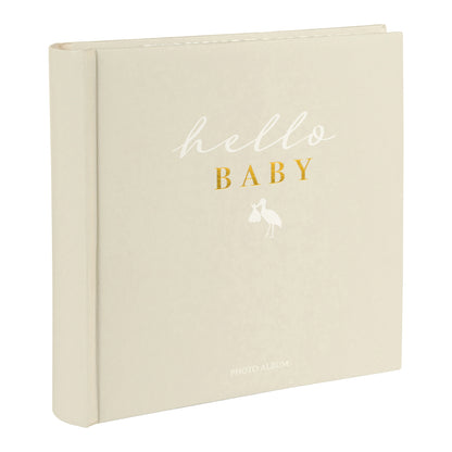 Goldbuch Fotoğraf Albümü – Hello Baby | Poşetli 10x15 cm, 200 Fotoğraf - Kırık Beyaz