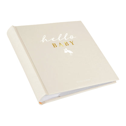 Goldbuch Fotoğraf Albümü – Hello Baby | Poşetli 10x15 cm, 200 Fotoğraf - Kırık Beyaz