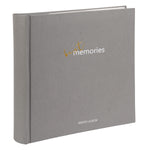 Best Memories Gri Fotoğraf Albümü Poşetli / Cepli – 200 Fotoğraf Kapasiteli, 10x15 - 23x23cm