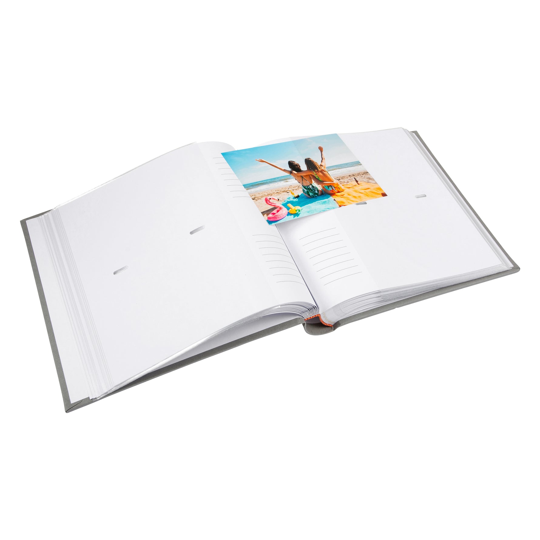 Best Memories Gri Fotoğraf Albümü Poşetli / Cepli – 200 Fotoğraf Kapasiteli, 10x15 - 23x23cm