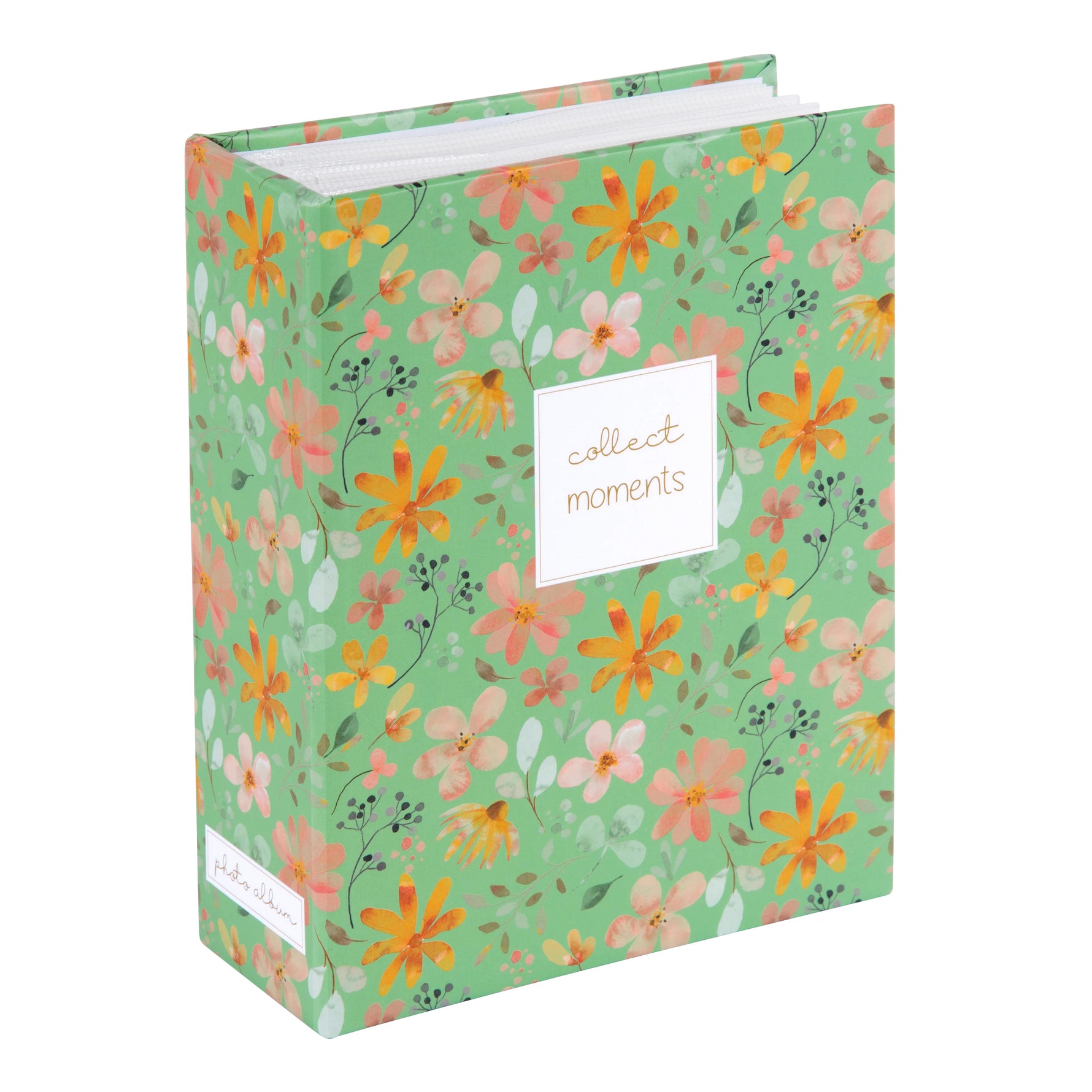 Floral Whisper Poşetli Fotoğraf Albümü - 100 Fotoğraf | 10x15 cm | 2 Tasarım