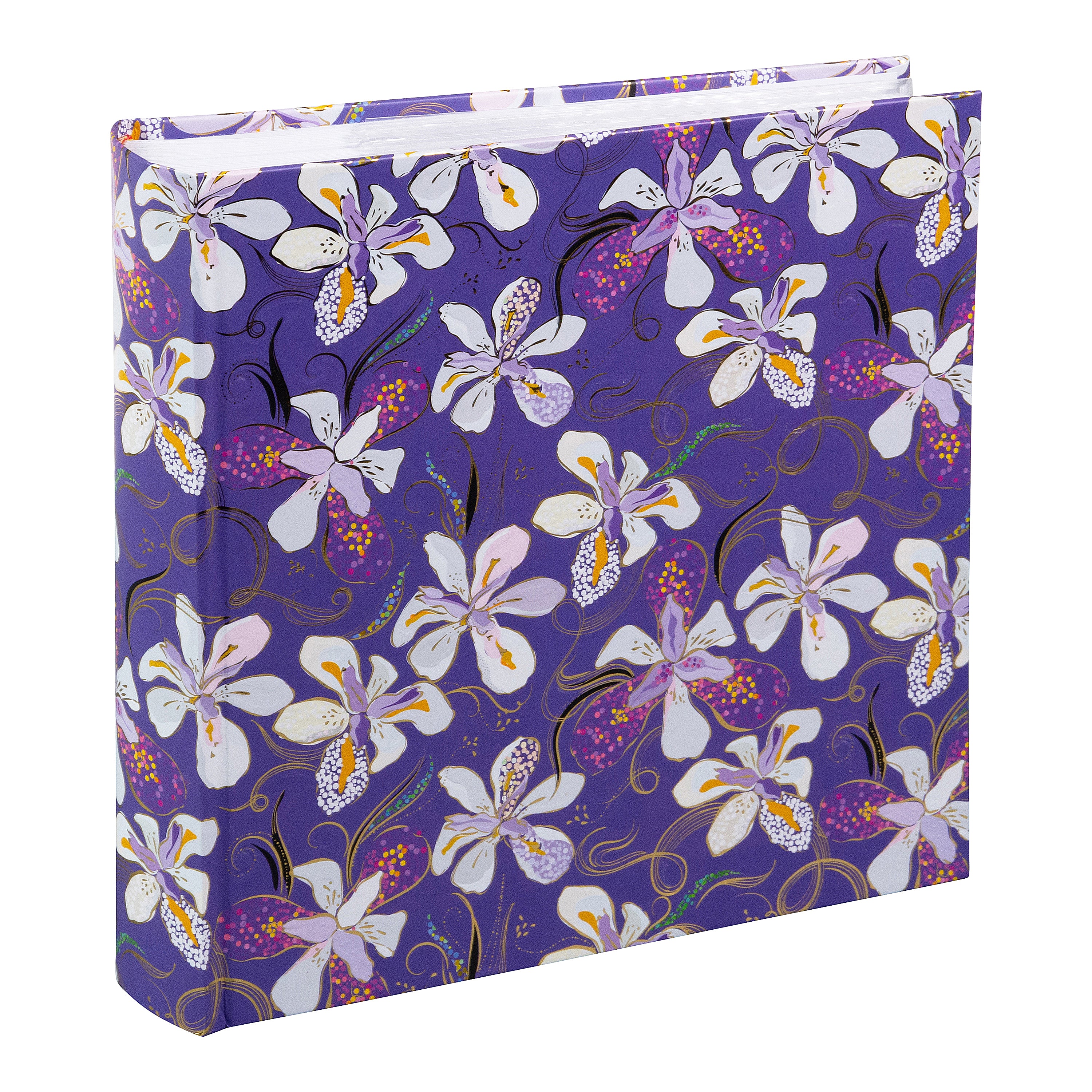 Orkide Mor Fotoğraf Albümü – 200 Fotoğraf Kapasiteli, 10x15 - 23x23cm