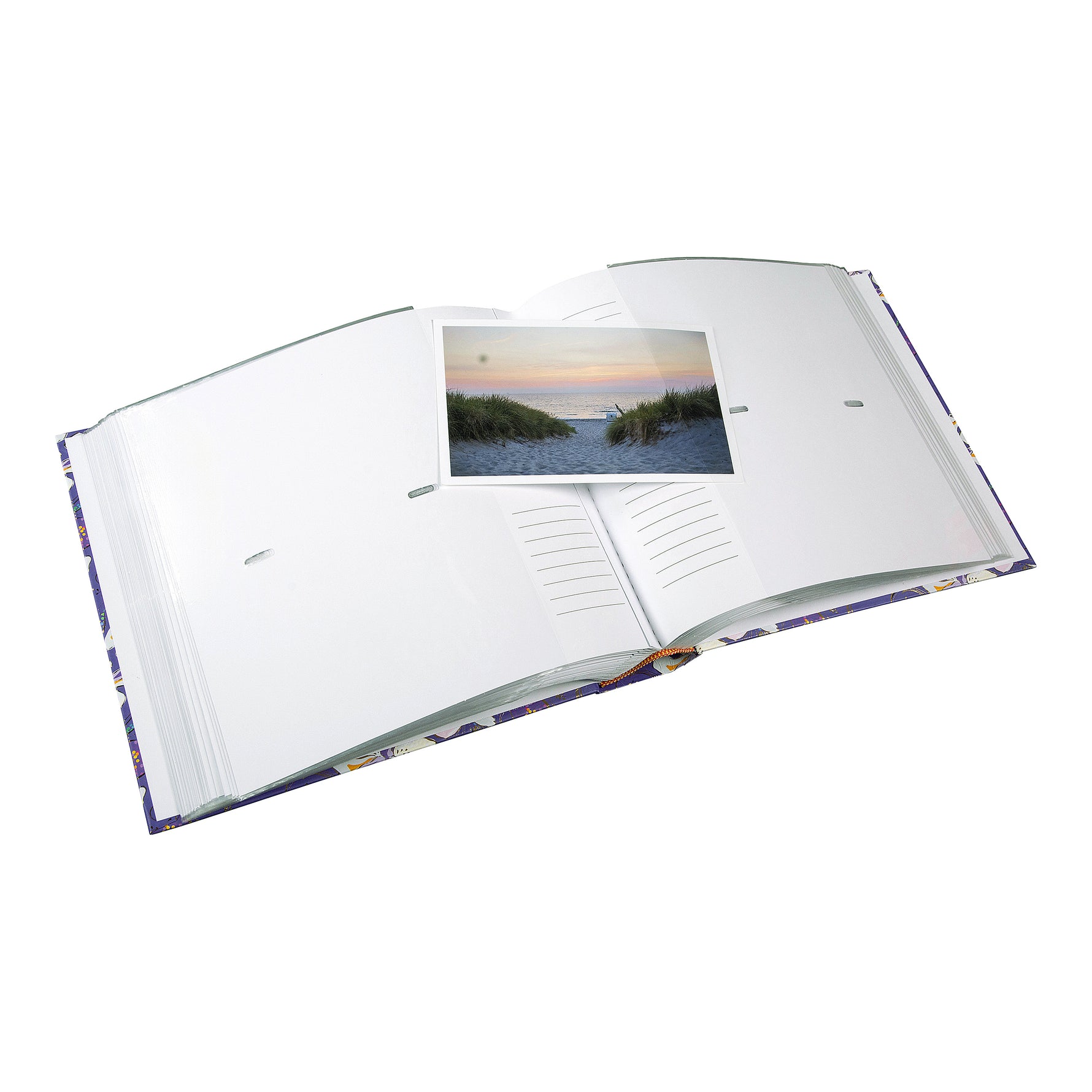 Orkide Mor Fotoğraf Albümü – 200 Fotoğraf Kapasiteli, 10x15 - 23x23cm