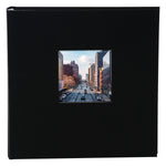Bella Vista Poşetli Fotoğraf Albümü - 200 Fotoğraf | 10x15 cm | Keten Kapak, Siyah