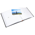 Bella Vista Poşetli Fotoğraf Albümü - 200 Fotoğraf | 10x15 cm | Keten Kapak, Siyah