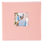 Bella Vista Poşetli Fotoğraf Albümü - 200 Fotoğraf | 10x15 cm | Keten Kapak, Roze
