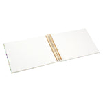 Blissful Blossom Spiralli Anı ve Çizim Albümü - 40 Beyaz Sayfa | 24x17 cm | 200 g/m², Yeşil