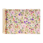 Blissful Blossom Spiralli Anı ve Çizim Albümü - 40 Beyaz Sayfa | 24x17 cm | 200 g/m², Mango
