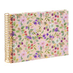 Blissful Blossom Spiralli Anı ve Çizim Albümü - 40 Beyaz Sayfa | 24x17 cm | 200 g/m², Mango