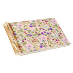 Blissful Blossom Spiralli Anı ve Çizim Albümü - 40 Beyaz Sayfa | 24x17 cm | 200 g/m², Mango