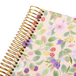 Blissful Blossom Spiralli Anı ve Çizim Albümü - 40 Beyaz Sayfa | 24x17 cm | 200 g/m², Mango
