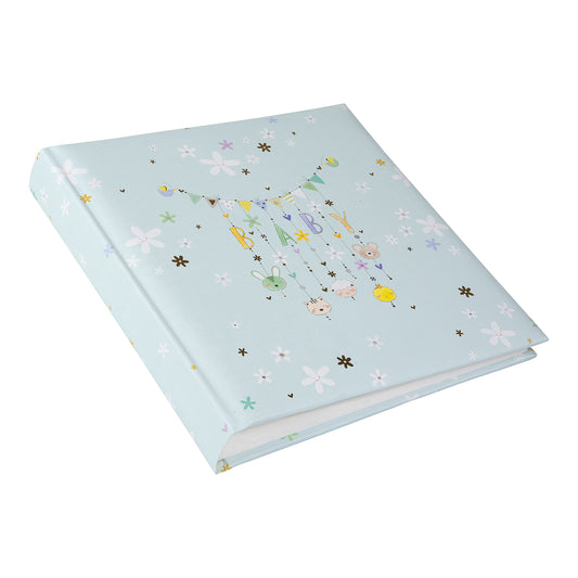 Serbest Yerleşimli Fotoğraf Albümü – Lullaby Mavi - 25x25 cm, 60 Sayfa, Yaldızlı Kapak