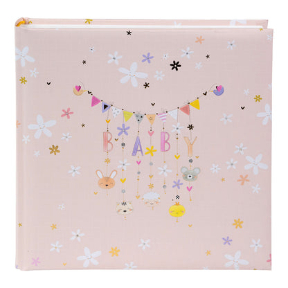Serbest Yerleşimli Fotoğraf Albümü – Lullaby Pink - 25x25 cm, 60 Sayfa, Yaldızlı Kapak