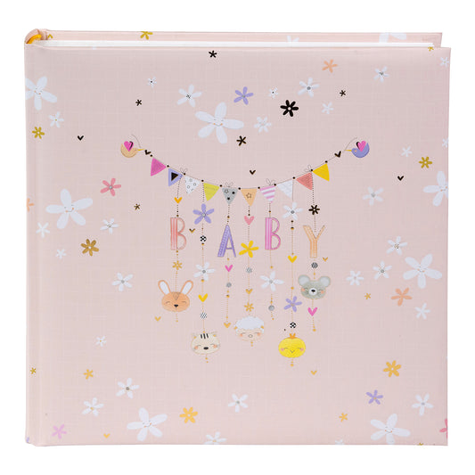 Serbest Yerleşimli Fotoğraf Albümü – Lullaby Pink - 25x25 cm, 60 Sayfa, Yaldızlı Kapak