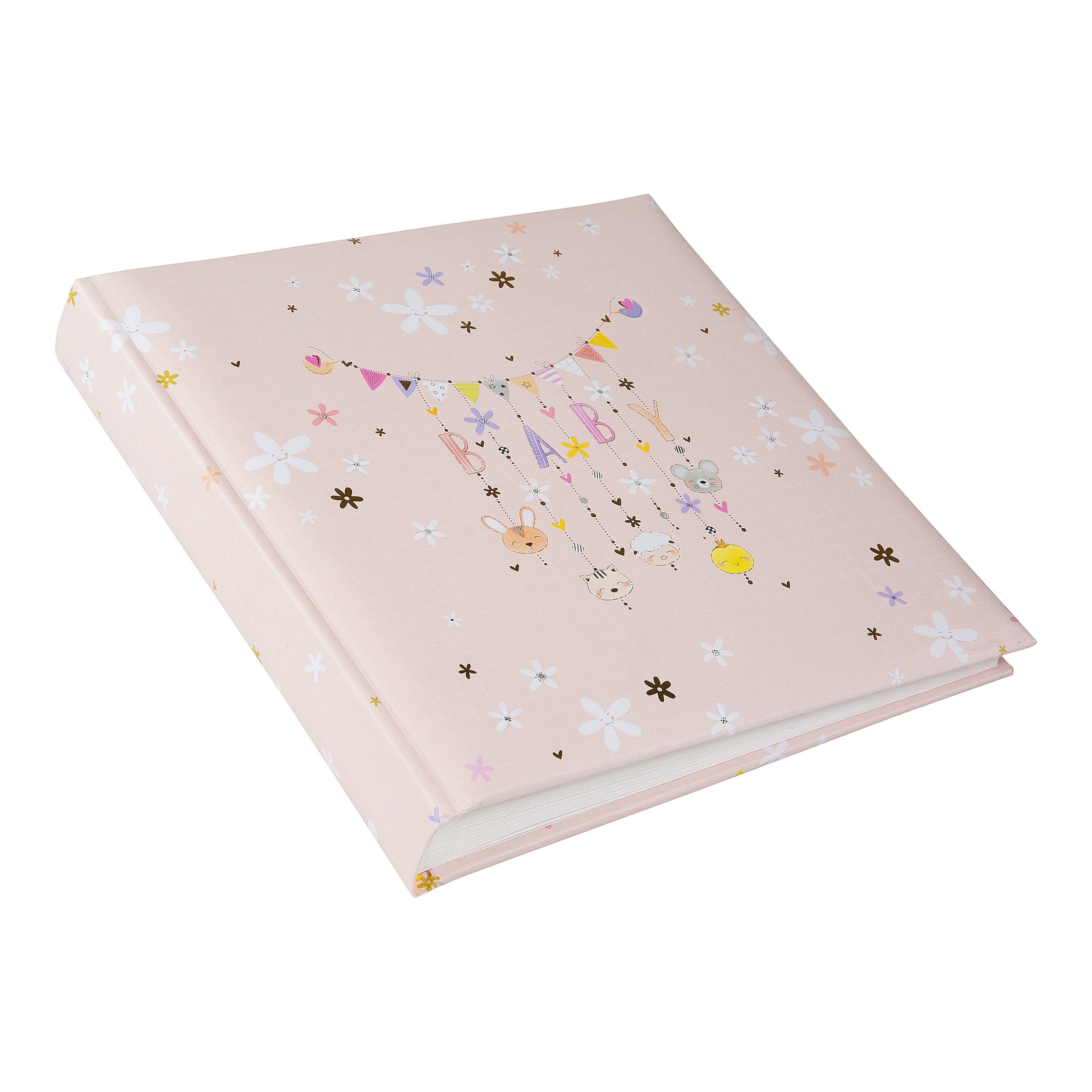 Yapıştırmalı Fotoğraf Albümü – Lullaby Pink - 25x25 cm, 60 Sayfa, Yaldızlı Kapak