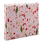 Secret Garden Pink Yapıştırmalı Fotoğraf Albümü - 60 Sayfa | 25x25 cm | Yaldızlı Kapak