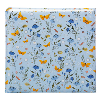 Secret Garden Blue Yapıştırmalı Fotoğraf Albümü - 25x25 60 Sayfa, Yaldızlı Kapak