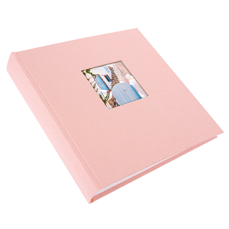 Fotoğraf Albümü – Bella Vista | Keten Kapak | 25x25 cm - Gül