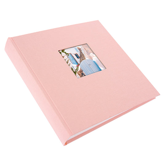 Fotoğraf Albümü – Bella Vista | Keten Kapak | 25x25 cm - Gül
