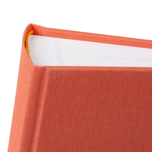 Fotoğraf Albümü – Bella Vista | Keten Kapak | 25x25 cm - Somon