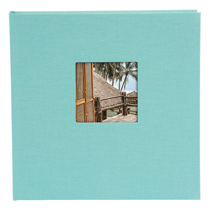 Fotoğraf Albümü – Bella Vista | Keten Kapak | 25x25 cm - Su Yeşili