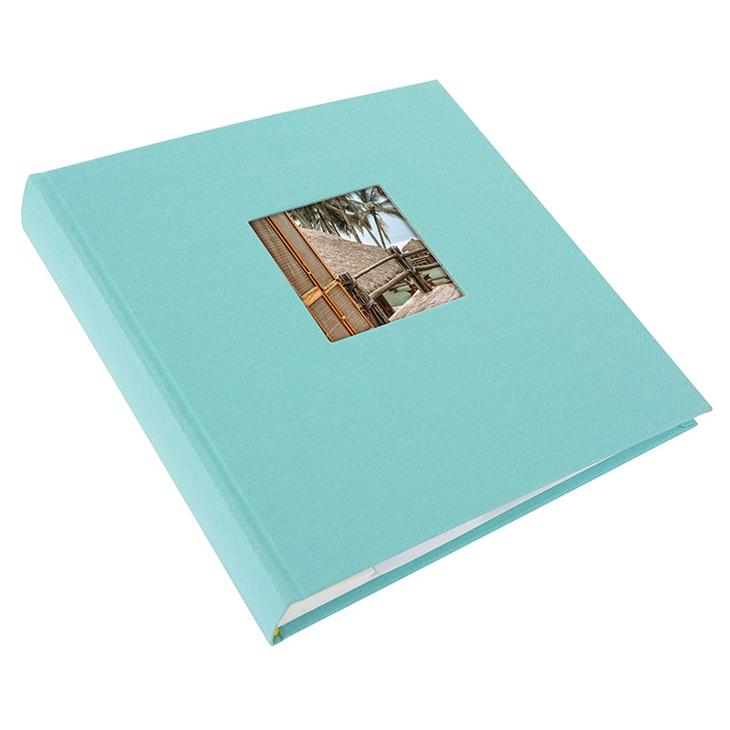 Bella Vista Fotoğraf Albümü - Aqua Keten Kapak | 25x25 cm