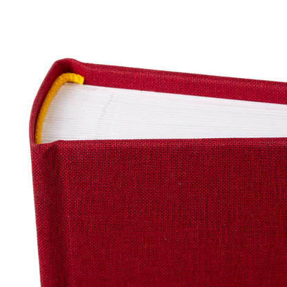 Fotoğraf Albümü – Bella Vista | Keten Kapak | 25x25 cm - Kırmızı