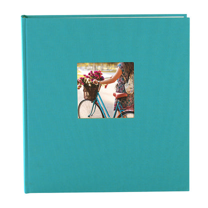 Fotoğraf Albümü – Bella Vista | Keten Kapak | 25x25 cm - Turkuaz