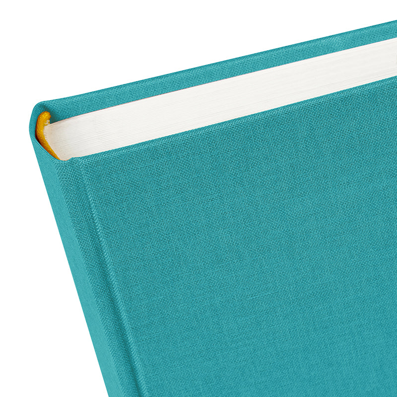 Fotoğraf Albümü – Bella Vista | Keten Kapak | 25x25 cm - Turkuaz