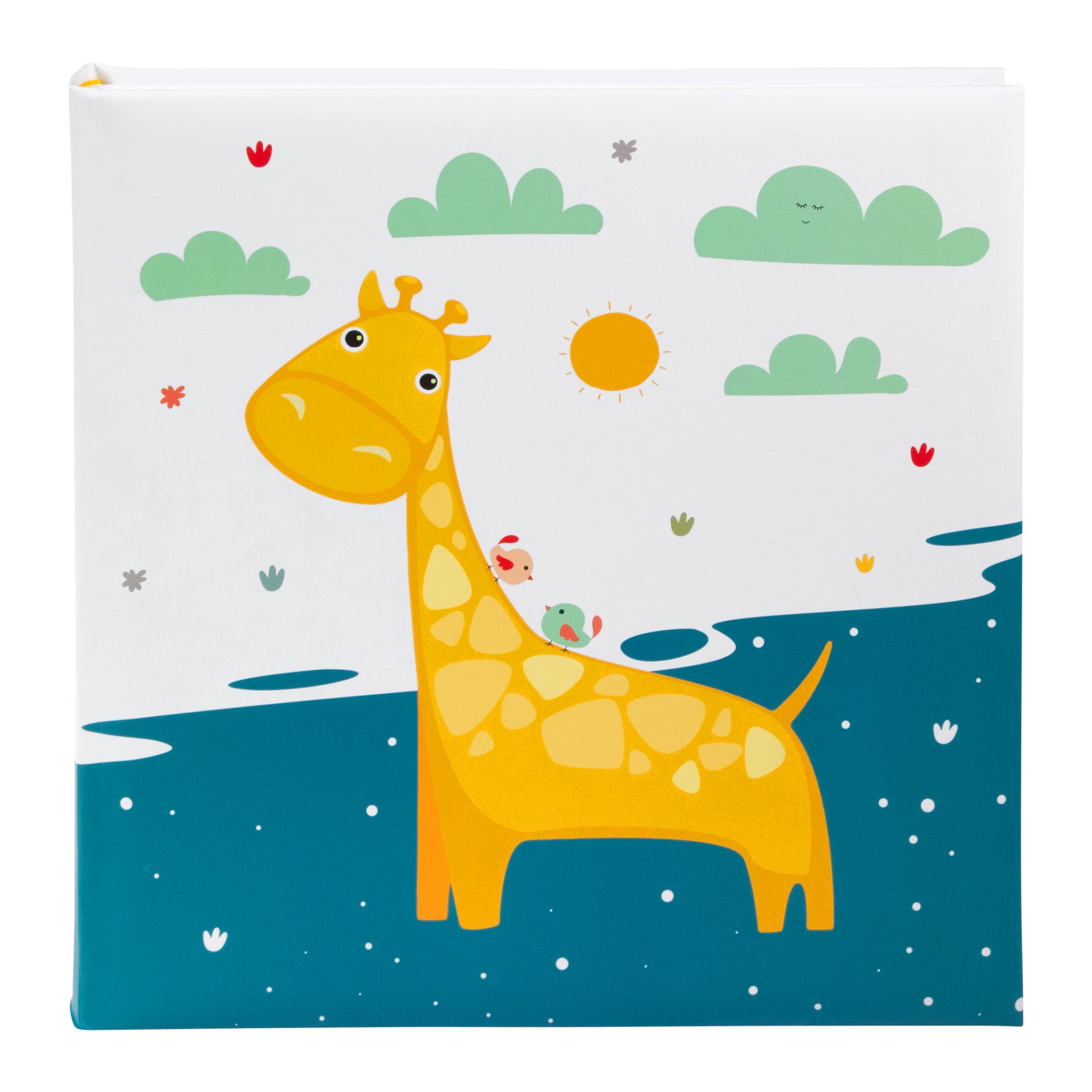 Sunny Giraffe Yapıştırmalı Fotoğraf Albümü - 60 Sayfa | 30x31 cm | Sert Kapak