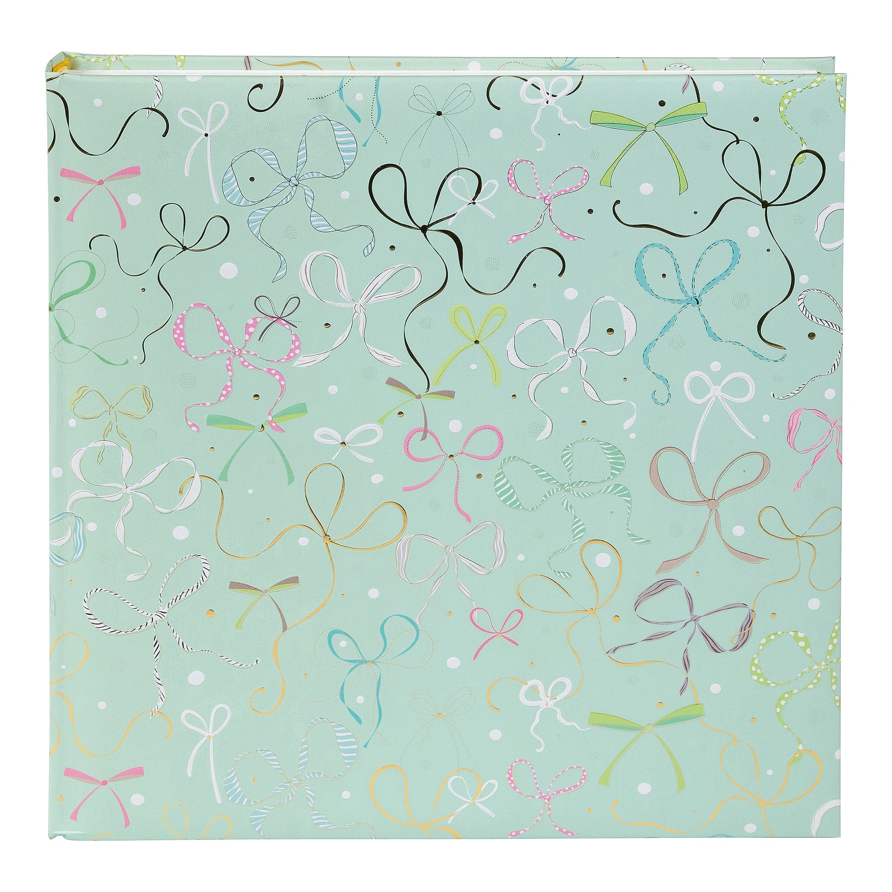 Yapıştırmalı Fotoğraf Albümü – Ribonne Mint - 30x31 cm, 60 Sayfa, Yaldızlı Kapak
