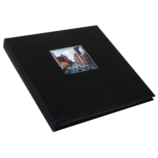 Fotoğraf Albümü – Bella Vista | Keten Kapak | 30x31 cm – 60 Siyah Sayfalı