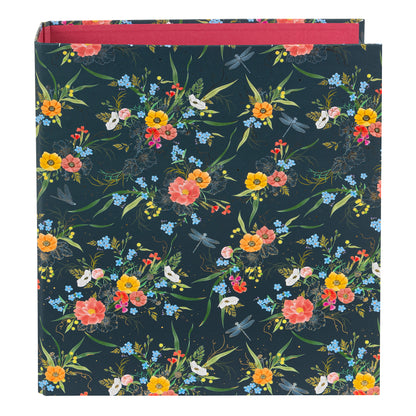 Verano Dark A4 Evrak Klasörü – Gold Yaldızlı Turnowsky Tasarım, 8cm Geniş, Halka Mekanizmalı